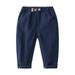 CSCHome 1-8T Boys Girls Spring Fall Casual Pants for Toddler Kids Comfortable Fashion Trousers Mid Waist Cotton Sweatpants Bottoms