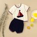 Baby Clothes Sets Summer Short Sleeve Newborn Bebes Tee Tops + Bottoms 2pcs Outfits for Infant Boys Girls Clothing Suits Outwear