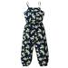 Baby Girl Jumpsuits for Winter Kids Toddler Children Baby Girls Print Floral Spring Summer Sleeveless Romper Jumpsuit Clothes Black 2 Years-3 Years