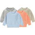 KYAIGUO Baby Infant Crewneck Pullover Sweater for Girl Boy Autumn Soft Knit Sweater Skin-Frinedly Bottoming Tops Toddler Warm Knitwear Jumper