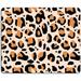 Mouse Pad Square Mousepad Personalized Premium-Textured Non-Slip Rubber Base Mouse Mat Waterproof Gaming Mouse Pad for Wireless Mouse Computers Laptop Office Home (Leopard Print)