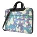 YFYANG 13 inch Universal Laptop Bag Oxford Cloth Laptop Sleeve Multi-functional Dream Butterfly Geometry Notebook Computer Messenger Bag Handbag