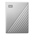 WD Mobile hard disk Built-in 256-bit AES 2.5 inch Mobile Metal Built-in 256-bit Mobile Type-C Metal 2TB Silver Secure Data PC