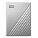 WD Mobile hard disk Built-in 256-bit AES 2.5 inch Mobile Metal Built-in 256-bit Mobile Type-C Metal 2TB Silver Secure Data PC