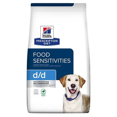 1,5kg Hill's Prescription Diet d/d Food Sensitivities mit Ente & Reis Hundefutter trocken