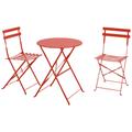 Habitat Eve 2 Seater Folding Metal Garden Bistro Set- Orange