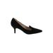 L.K. Bennett Heels: Black Print Shoes - Women's Size 39 - Pointed Toe