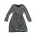 J. Crew Dresses | J.Crew Mercantile Black White Heart Patterned Long Sleeve Mini Dress Size 2 | Color: Black/White | Size: 2