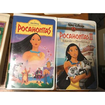 Disney Media | Disney Pocahontas And Pocahontas Ii Vhs Movies | Color: Tan | Size: Os