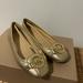 Michael Kors Shoes | Micheal Kors Women’s Fulton Leather Flats | Color: Gold | Size: 6.5