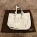 Coach Bags | Large Coach Shoulder Bag | Color: Silver/White | Size: Os