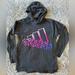 Adidas Shirts & Tops | Adidas Girls Longsleeve Multicolor Logo Hooded Shirt Size Xl (16) Never Worn | Color: Black | Size: Xlg