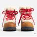 J. Crew Shoes | J. Crew Size 8 Sherpa Lined Nordic Boots Never Worn | Color: Brown/Red | Size: 8
