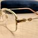 Gucci Accessories | Gucci Transparent Gucci Glasses. With Velvet Case And Blue Duster. New In Case | Color: Gold | Size: Os