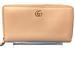 Gucci Bags | Gucci Gg Marmont Pale Pink Leather Gold Hardware Zip Around Large Wallet | Color: Pink | Size: 7.5”L X 4.1”H X 0.8d Approx.