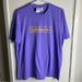 Adidas Shirts | Mens Adidas Originals Linear Logo Trefoil Tee Shirt ~Size L #Hb1819 Purple | Color: Purple | Size: L