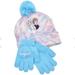 Disney Accessories | Disney Frozen Tie Die Beanie And Gloves Set | Color: Blue/Purple | Size: Osbb