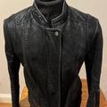 Free People Jackets & Coats | Free People Moto Jacket Distressed Suede Size 6 | Color: Black | Size: 6