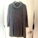 Jessica Simpson Dresses | Grey With Silver Threads Jessica Simpson 2x Cowl Neck Sweater Dress | Color: Gray/Silver | Size: 2x