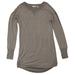 Athleta Dresses | Athleta Gray Long-Sleeve T-Shirt Dress With Armholes | Color: Gray | Size: S