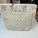 Jessica Simpson Bags | Jessica Simpson Shoulder Tote In Cream. Minor Markings Shown In Pictures. | Color: Black/Cream | Size: Os