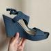 Jessica Simpson Shoes | Jessica Simpson Denim Heels | Color: Blue | Size: 8