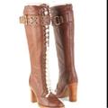 Coach Shoes | Coach Reece Shearling Tall Boot | Color: Brown | Size: 8