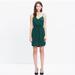 Madewell Dresses | Madewell Wrap Cami Emerald Green Dress W/ Pockets Size 0 | Color: Green | Size: 0