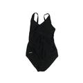 Speedo One Piece Swimsuit: Black Solid Swimwear - Women's Size 6