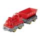 Big Power Worker Mini Zug (45 cm) - Spielzeug-Lokomotive mit Kipp-Wagon für Indoor & Outdoor, Spiel-Eisenbahn für Kinder ab 2 Jahre, Rot-Grau