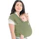 KeaBabies Baby Wrap Carrier - All in 1 Original Breathable Baby Sling, Lightweight,Hands Free Baby Carrier Sling, Baby Carrier Wrap, Baby Carriers for Newborn, Infant, Baby Wraps Carrier (Dusty Olive)