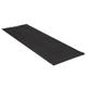 TREXO Strapazierfähige PVC-Yogamatte 61 x 183 cm 6 mm dick schwarz für Heimübungsverein Pilatesmatte Stretching Gymnastik YM-C01P