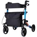 SheraF Trolley Walker with Wheel with Seat Multi-Function Walker Elderly Disabled Injured Patient Multi-Function Walking Aid Double The Comfort Lofty Ambition
