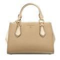 Marilyn Small Metallic Saffiano Leather Crossbody Bag, Pale Gold