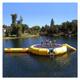 Inflatable Water Trampoline Water Bouncer Water Trampoline For Lake,Water Trampoline With Slide,Outdoor Inflatable Floating Water Trampoline, Inflatable Water Trampoline Games,13ft/4m
