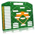 R2Depot Magnetic Coach Marker Boards, Dry Erase Double-Sided Coach Lineup Clipboard, Coaches Gift, Fit for Basketball, Football, Soccer, Baseball (Baseball)