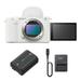 Sony ZV-E1 Mirrorless Camera with Battery & Charger Kit (White) ILCZVE1/W