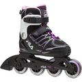 FILA Kinder Inlineskates Inline Skate X-One - - verstellbar, Größe 38 in schwarz-lila