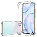 Coque transparente en silicone antichoc pour Huawei coque rigide en acrylique pour P50 P40 P30 P20