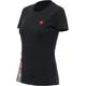 Dainese Logo Damen T-Shirt, schwarz-rot, Größe M