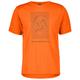 Scott - Defined Merino Graphic S/S - Merinoshirt Gr L orange