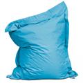 Pouf de jardin polyester azur 180 x 145 cm