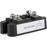 Walfront Black Single-Phase Diode Bridge Rectifier 150A Amp High Power 1600V Electrical Accessories