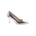 Cole Haan Heels: Slip On Stiletto Cocktail Party Silver Print Shoes - Women's Size 10 - Pointed Toe