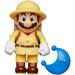 Nintendo Super Mario Explorer Mario 4â€� Articulated Figure with Blue Power Moon