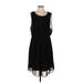 Kenneth Cole New York Cocktail Dress - A-Line: Black Solid Dresses - Women's Size X-Small