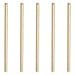 Fielect 2mm / 5/64 Brass Rods Brass Round Rod Stock Lathe Bar Kit Round Solid Brass Rods 2 Inch in Length for DIY Craft Various Shaft Miniature Axle 5Pcs