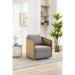 Swivel Barrel Chair, Comfy Round Accent Sofa Chair for Living Room, 360 Degree Swivel Barrel Club Chair, Leisure Arm Chair