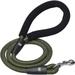 Blueberry Pet Essentials Better Basics Dog Rope Leash with Comfortable Padded Handle 4 ft Military Green Heavy Duty Strong Training Leashes for Dogs