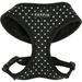 Puppia Dotty Dog Harness Over-The-Head No Pull No Choke Walking Training Adjustable for Small & Medium Dog Medium Black